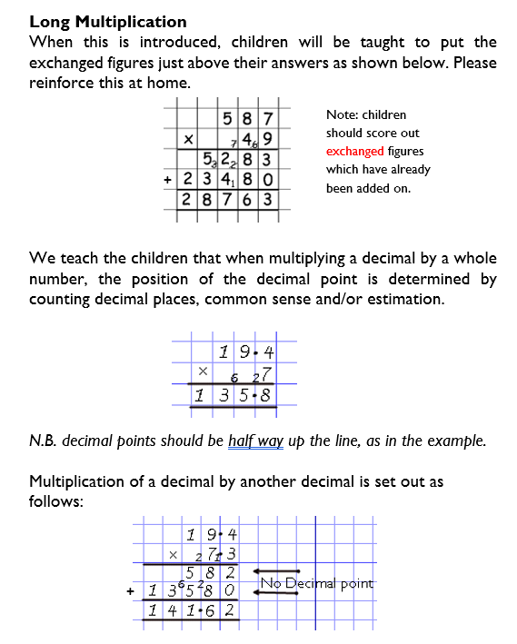 Numeracy and Mathematics — ESMS